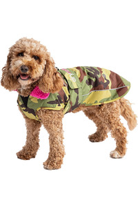 2023 Dryrobe Dog Coat V3 DRV3 - Camouflage / Pink